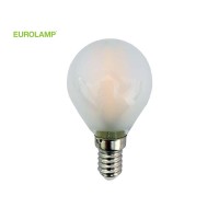 ΛΑΜΠΑ LED ΣΦΑΙΡΙΚΗ FILAMENT 4W E14 2700K 220-240V MAT | EUROLAMP |