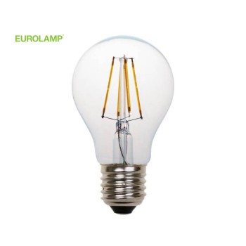 ΛΑΜΠΑ LED ΚΟΙΝΗ FILAMENT 8W E27 2700K 220-240V CLEAR | EUROLAMP |