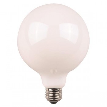 ΛΑΜΠΑ LED ΓΛΟΜΠΟΣ G125 CROSSED FILAMENT 11W Ε27  4000K 220-240V MILKY