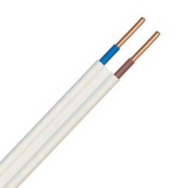 ΚΑΛΩΔΙΟ ΠΛΑΚΕ NYΙFY-R 2Χ1,5mm² ΛΕΥΚΟ (100m/roll) ΚΑΛΩΔΙΟ ΠΛΑΚΕ NYΙFY-R 2Χ1,5mm² ΛΕΥΚΟ (100m/roll)