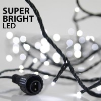 ΣΕΙΡΑ,100 LED SUPER BRIGHT 3mm,31V,ΕΠΕΚΤΑΣΗ ΩΣ 3,ΜΕ ΜΕΤΑΣΧΗΜΑΤΙΣΤΗ,ΠΡΟΕΚΤΑΣΗ ΠΑΡΟΧΗΣ 300cm,ΠΡΑΣΙΝΟ ΚΑΛΩΔΙΟ,ΛΕΥΚΟ LED,ΑΝΑ10cm,ΙΡ44
