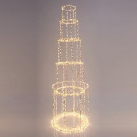 ΠΥΡΓΟΣ ΦΩΤΙΖΟΜΕΝΟΣ, 1310 ΘΕΡΜΑ LED, ΜΕ ΜΕΤΑΣΧΗΜΑΤΙΣΤΗ, ΧΑΛΚΟΥ, 60x25cm