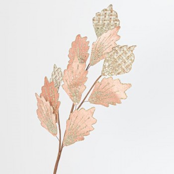 ΚΛΑΔΙ ΡΟΖ, ΜΕ ΣΑΜΠΑΝΙ ΛΕΠΤΟΜΕΡΕΙΕΣ, 64cm