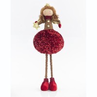 ΠΡΙΓΚΙΠΙΣΣΑ ΜΕ ΚΟΚΚΙΝΗ ΠΟΝ ΠΟΝ ΦΟΥΣΤΑ, 66cm