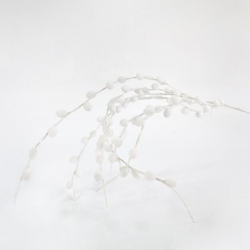 ΚΛΑΔΙ ΛΕΥΚΟ ΜΕ ΔΙΑΚΟΣΜΗΤΙΚΑ,120cm