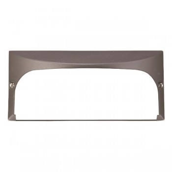 ΑΠΛΙΚΑ ΤΟΙΧΟΥ LM03 ΟΒΑΛ E27 MAX 10W LED 220x99x100 IP54 ΓΚΡΙ PRO