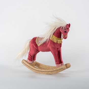 ΒΕΛΟΥΔΙΝΟ ΑΛΟΓΑΚΙ, ΜΠΟΡΝΤΩ, 30x31cm