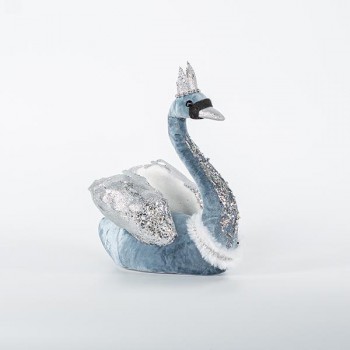 ΒΕΛΟΥΔΙΝΟΣ ΚΥΚΝΟΣ, ΜΠΛΕ, ΜΕ GLITTER, 22x28cm