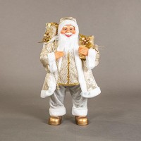 ΑΓΙΟΣ ΒΑΣΙΛΗΣ ΛΕΥΚΟΣ ΜΕ ΧΡΥΣΟ, 80cm