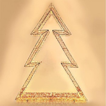 ΔΕΝΤΡΟ ΦΩΤΙΖΟΜΕΝΟ, 12000 ΘΕΡΜΑ LED, ΜΕ ΜΕΤΑΣΧΗΜΑΤΙΣΤΗ, ΧΑΛΚΟΥ, 130cm, IP44