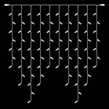 ΒΡΟΧΗ DIY, 86 LED 5mm, 230V, ΛΕΥΚΟ ΚΑΛΩΔΙΟ ΚΑΟΥΤΣΟΥΚ, ΜΕ ΕΠΕΚΤΑΣΗ, ΘΕΡΜΟ ΛΕΥΚΟ LED, ΑΝΑ 10cm, ΜΕ ΕΠΕΚΤΑΣΗ, (110 x 100cm, 7/9/11/9/7), ΙΡ65 (ΧΩΡΙΣ ΜΕΤΑΣΧΗΜΑΤΙΣΤΗ)