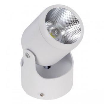 LED Φωτιστικό Σποτ Οροφής με Σπαστή Βάση White Body 10W 230V 1400lm 24° Θερμό Λευκό 3000k GloboStar 93006