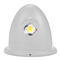 GloboStar® 93070 LED Φωτιστικό Τοίχου Αρχιτεκτονικού Φωτισμού Up Down Λευκό Αδιάβροχο IP65 10 Watt 30° 1400lm 230V CREE Θερμό Λευκό Μ15.1 x Π9.3 x Υ14.5cm