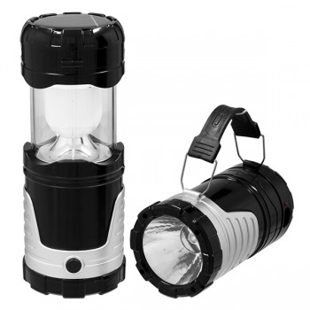 GloboStar® 79033 Αυτόνομος Ηλιακός Φωτοβολταϊκός Πτυσσόμενος Φακός Φανάρι Camping LED 1W+12LED