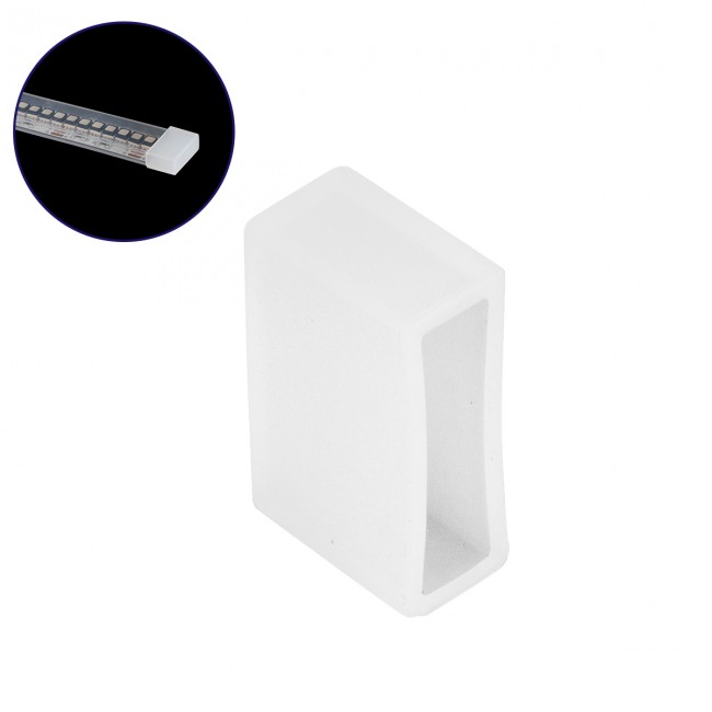 GloboStar® 70908 Τερματικό Καπάκι Σιλικόνης για Αδιάβροχο IP68 Κανάλι Σιλικόνης 14mm για Ταινίες LED 12mm GloboStar® 70908 Τερματικό Καπάκι Σιλικόνης για Αδιάβροχο IP68 Κανάλι Σιλικόνης 14mm για Ταινίες LED 12mm