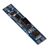 GloboStar® 70698 Mini Αισθητήρας Modular για Προφίλ Αλουμινίου με Hand Sweep - Door Switch Sensor 3m DC 5-24V Max 192W