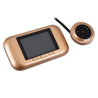 GloboStar® 86070 Ψηφιακή Έξυπνη Camera Εξώπορτας 0,3 MP 90° Μοιρών με Έγχρωμη Οθόνη 2.8