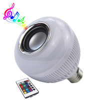 Λάμπα LED E27 12W 230V 1080lm 260° Bluetooth με Ηχείο και Ασύρματο Χειριστήριο RGBW GloboStar 06631