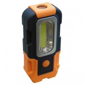 Φορητός Φακός LED με Διπλό Φωτισμό στο Πάνω Μέρος και Πλαϊνό COB GloboStar 07024