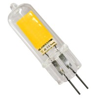 GloboStar® 115602 Λάμπα G4 LED FILAMENT COB 4W 420 lm 320° AC 85-265V Γυάλινη Φυσικό Λευκό 4500K
