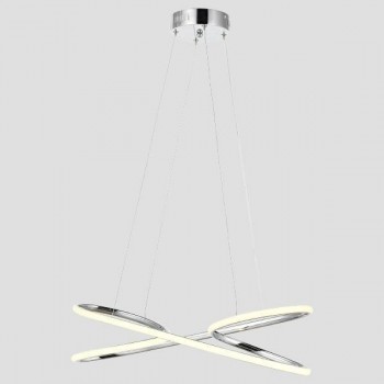 ΦΩΤΙΣΤΙΚΟ ΚΡΕΜΑΣΤΟ ΟΒΑΛ LED 40W670x200x200 4000Κ ΝΙΚΕΛ