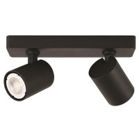 ΣΠΟΤ ΟΡΟΦΗΣ ΔΙΠΛΟ GU10 S1980 ΜΑΥΡΟ